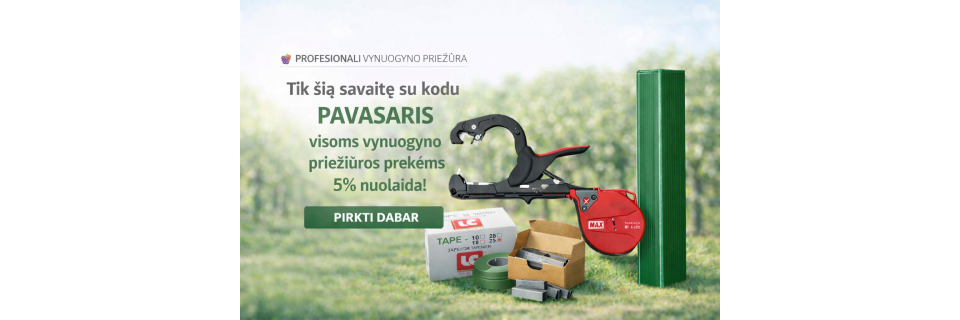 Vynuogyno priežiūros prekėms