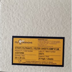 20x20 cm filtravimo kartonas